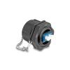 Delock - Netzwerkanschluss - LC Single-Modus (W) zu LC Single-Modus (W) - Glasfaser - Duplex - Schutzkappe - Schwarz / Blau