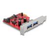 Delock - USB-Adapter - PCIe 2.0 Low-Profile - USB-C 3.2 Gen 1 x 2