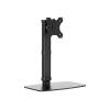 Eaton Tripp Lite Series Single-Display Monitor Stand - Height Adjustable, 17" to 27" Monitors - Befestigungskit - für Monitor - Stahl - Schwarz - Bildschirmgröße: 43.2-68.6 cm (17"-27") - Schreibtisch, Tischmontage