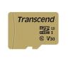 Transcend 500S - Flash-Speicherkarte (microSDHC / SD-Adapter inbegriffen) - 8 GB - Video Class V30 / UHS-I U3 / Class10 - microSDHC