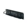 2U Patch Cord Organizer Black