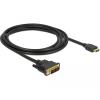 Kabel DVI 18+1 Stecker > HDMI-A Stecker 2,0 m Delock