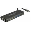 USB Type-C" 3.1 Dockingstation HDMI 4K 30 Hz, Gigabit LAN und USB PD Funktion Delock