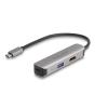 Delock USB Type-C Adapter zu HDMI 4K 60 Hz mit USB Typ-A und USB Type-C Daten + PD 92 W