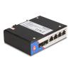 Delock Industrie Gigabit Ethernet Switch 4 Port RJ45 2 Port SFP für Hutschiene