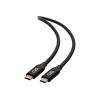 C2G 2.5ft (0.8m) USB-C Male to USB-C Male Cable (20V 5A) - USB4 (40Gbps) - USB-Kabel - USB-C (M) zu USB-C (M) - USB 2.0 / USB 3.2 / USB4 / Thunderbolt 3 - 20 V - 5 A - 80 cm - umkehrbare Stecker, 8K Unterstützung, vergoldete Kontakte, USB-Stromversor