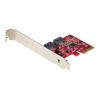 StarTech.com 2 Port PCIe SATA RAID Kontroller - PCIe SATA hardware RAID Controller - PCIe Festplatten / SSD RAID Controller / Karte - Full / Low Profil Blende - ASM1062R SATA RAID (2P6GR-PCIE-SATA-CARD) - Speicher-Controller - SATA 6Gb / s - Low-Profile -