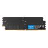Crucial - DDR5 - Modul - 64 GB: 2 x 32 GB - DIMM 288-PIN - 3200 MHz / PC5-51200 - CL52 - 1.1 V - geclockt unregistriert - on-die ECC - Schwarz
