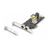 StarTech.com 2-Port 2.5Gbps PoE Network Card, Intel I225-V, 802.3af / at - Netzwerkadapter - PCIe 2.0 x2 - 10M / 100M / 1G / 2,5 Gigabit Ethernet x 2 - Schwarz