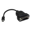 StarTech Aktiver Mini DisplayPort auf DVI Adapter - mDP zu DVI (Stecker / Buchse) Konverter - 1920x1200 - DVI-Adapter - Dual Link - Mini DisplayPort (M) zu DVI-D (W) - 20 cm - Schwarz