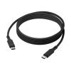 dbramante1928 IT - USB-Kabel - USB-C zu USB-C - 2 m - bis zu 100W Ladeleistung - Schwarz