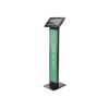 Compulocks iPad Pro M4 11" (2024), Apex Enclosure Brandable Floor Stand - Befestigungskit (Gehäuse, Aufstellung) - für Tablett - Branding-fähig - verriegelbar - Metall - Schwarz - Bildschirmgröße: 27.9 cm (11") - Bodenaufstellung - für Apple 11-inch