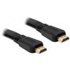 Delock High Speed HDMI with Ethernet - HDMI-Kabel mit Ethernet - HDMI männlich zu HDMI männlich - 2 m