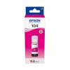 Epson EcoTank 104 - 65 ml - Magenta - original - Tintenbehälter - für EcoTank ET-14100, 1810, 2721, 2810, 2811, 2812, 2814, 2815, 2820, 2821, 2825, 2826, 4800