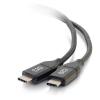C2G 6ft USB C Cable - USB C to USB C Cable - USB C 2.0 5A - 480 Mbps - M / M - USB-Kabel - 24 pin USB-C (M) umkehrbar zu 24 pin USB-C (M) umkehrbar - USB 2.0 - 30 V - 5 A - 1.83 cm - Schwarz