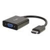 C2G HDMI to VGA Adapter - HDMI to VGA Converter - M / F - Videokonverter - HDMI - VGA - Schwarz