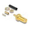 Delock - Antennenanschluss - SMA (W) quetschen - RG-174 / RG-316