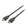 Kensington High Speed HDMI Cable with Ethernet, 6ft - Hohe Geschwindigkeit - HDMI-Kabel mit Ethernet - HDMI männlich zu HDMI männlich - 1.83 m - Schwarz - 4K Unterstützung