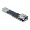 Delock - USB-Adapter - USB (M) zu USB (W) - bis zu 10 Gbps Datentransferrate