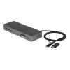 StarTech.com USB-A & USB-C Docking station - Hybrid Universal Laptop Dockingstation für zwei Monitoren 4K60Hz HDMI & DP - USB 3.1 Hub, GbE - 60W Power Delivery - Windows, Mac & Chrome (DK30C2DPPDUE) - Dockingstation - USB-C - 2 x HDMI, 2 x DP - 1GbE