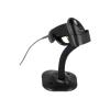 Delock USB Barcode Scanner 1D mit Anschlusskabel und Halterung - Laser - schwarz