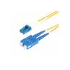 StarTech.com 1m OS2 LWL Patchkabel LC zu SC (UPC)  Singlemode Duplex - Patch-Kabel - LC / UPC Einzelmodus (M) zu SC / UPC Einzelmodus (M) - 1 m - 1 m - 2 mm - Glasfaser - Duplex - 9 / 125 Mikrometer - OS1 / OS2 - halogenfrei, Passiv - Gelb