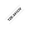 Brother TZe-241CIV - Schwarz auf Weiß - Rolle (1,8 cm x 8 m) 1 Kassette(n) laminiertes Band - für Brother PT-D600, P-Touch PT-18, 2470, 3600, D450, D800, E500, E550, H101, H500, P750, P900