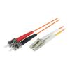C2G LC-ST 62.5 / 125 OM1 Duplex Multimode PVC Fiber Optic Cable (LSZH) - Patch-Kabel - ST multi-mode (M) zu LC Multi-Mode (M) - 15 m - Glasfaser - Duplex - 62,5 / 125 Mikrometer - OM1 - halogenfrei - orange