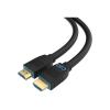 C2G 12ft (3.6m) C2G Performance Series Ultra Flexible High Speed HDMI Cable - 4K 60Hz In-Wall, CMG (FT4) Rated - Highspeed - HDMI-Kabel mit Ethernet - HDMI männlich zu HDMI männlich - 3.6 m - Schwarz - bi-direktional, Support von 4K 60 Hz