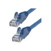 StarTech.com 50cm Netzwerkkabel CAT6 - LSZH (Low Smoke Zero Halogen) - 10 Gigabit 650MHz 100W PoE RJ45 10GbE UTP Lan Kabel - Blau, CAT 6, ETL Zertifizierung, 24AWG (N6LPATCH50CMBL) - Patch-Kabel - RJ-45 (M) zu RJ-45 (M) - 50 cm - 6 mm - UTP - CAT 6 -