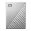 WD My Passport Ultra WDBC3C0010BSL - Festplatte - verschlüsselt - 1 TB - extern (tragbar) - USB 3.0 (USB-C Steckverbinder) - 256-Bit-AES - Silber