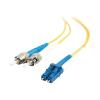 C2G LC-ST 9 / 125 OS1 Duplex Singlemode PVC Fiber Optic Cable (LSZH) - Patch-Kabel - ST Einzelmodus (M) zu LC Single-Modus (M) - 1 m - 1 m - Glasfaser - Duplex - 9 / 125 Mikrometer - OS1 - halogenfrei - Gelb