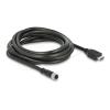 Delock - Adapterkabel - 17 pin M12 weiblich zu HDMI männlich - 3 m - abgeschirmt - Schwarz - 1080p Unterstützung 60Hz