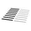 APC NetShelter - Rack Bracket - Schwarz (Packung mit 8)