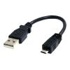 6in Micro USB Cable - A to Micro B - M / M