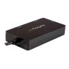 Startech 4K USB C to HDMI, VGA & DVI Multi Port Video Display Adapter for Mac / Windows Laptop & Monitor (CDPVGDVHDBP) - Videoadapter - USB-C männlich zu HD-15 (VGA), DVI-I, HDMI weiblich - 15 cm - Schwarz - aktiver Konverter, 4K30Hz (3840 x 2160) Un