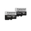 Transcend 350V - Flash-Speicherkarte (SD-Adapter inbegriffen) - 64 GB - UHS-I U1 / Class10 - microSDXC UHS-I