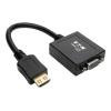 Eaton Tripp Lite Series HDMI to VGA with Audio Converter Cable Adapter for Ultrabook / Laptop / Desktop PC, (M / F), 6-in. (15.24 cm) - Videoadapter - TAA-konform - HDMI männlich zu HD-15 (VGA) weiblich - 15.24 cm - Schwarz - 1920 x 1200 (WUXGA) Unterstüt