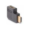 Startech HDMI Winkelstecker, 90 Grad HDMI 2.0 Adapter, 4K 60Hz, M / F - High Speed - HDMI-Adapter - HDMI männlich zu HDMI weiblich nach rechts abgewinkelt - Schwarz - passiv, bidirektional, 4K60Hz-Unterstützung