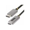 Startech 2 m DisplayPort 1.4 auf HDMI 2.1 Adapterkabel, 8K 60Hz - Adapterkabel - DisplayPort männlich zu HDMI männlich - 2 m - Space-grau - 4K Unterstützung, 8K Unterstützung, aktiv