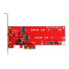Startech 2x M.2 SATA SSD Schnittstellenkarte - PCIe - PCI Express M.2 SATA III Controller - NGFF Karte - Speicher-Controller - M.2 - M.2 Card / SATA 6Gb / s - PCIe 2.0 x2 - für P / N: BNDTB10GI, BNDTB210GSFP, BNDTB310GNDP, BNDTB410GSFP, BNDTB4M2E1, BNDTB