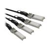 Startech 3m QSFP+ Breakout Kabel - QSFP+ auf 4x SFP+ - QSFP zu SFP+ - 40G DAC Kabel - Passives Twinax Kabel - Kabelpeitsche - QSFP+ eingerastet zu SFP+ eingerastet - 3 m - twinaxial - SFF-8431 / SFF-8432 / SFF-8436 - passiv - Schwarz