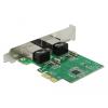 Delock PCI Express Karte > 2 x Gigabit LAN