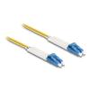 Delock LWL Kabel LC Duplex zu LC Duplex Singlemode OS2 winkelbar 2 m