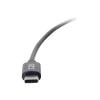 C2G 3ft USB C Cable - USB C to USB C Cable - USB C 2.0 3A - 480 Mbps - M / M - USB-Kabel - USB-C (M) umkehrbar zu USB-C (M) umkehrbar - USB 2.0 - 30 V - 3 A - 91.4 cm - Schwarz