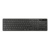 Targus EcoSmart - Tastatur - full size - antimicrobial - kabellos - Bluetooth 5.0, 2.4 GHz - AZERTY - Französisch - Schwarz