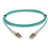 AddOn - Patch-Kabel - LC / PC Multimode (M) zu LC / PC Multimode (M) - 1 m - Glasfaser - Duplex - 50 / 125 Mikrometer - OM3 - Riser - Aquamarin