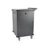 Eaton Tripp Lite Series 36-Device AC Charging Station Cart for Chromebooks and Laptops, European Version w Schuko Plug, 230V - 3 m Cord - Wagen (nur Laden) - für 36 Notebooks - verriegelbar - stabiler Stahl - Schwarz - Bildschirmgröße: bis zu 38,1 cm