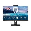 Philips S-line 272S1MH - LED-Monitor - 68.6 cm (27") - 1920 x 1080 Full HD (1080p) @ 75 Hz - IPS - 250 cd / m² - 1000:1 - 4 ms - HDMI, DVI-D, VGA, DisplayPort - Lautsprecher - Schwarz