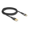 Delock - USB-Kabel - USB (M) zu USB-C (M) - USB 2.0 - 20 V - 3 A - 2 m - Schwarz